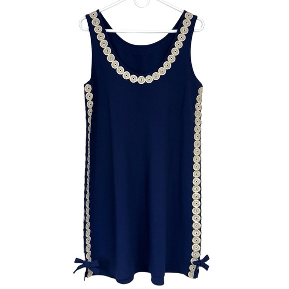 Lilly Pulitzer Stella Navy Mini Shift Dress - Picture 4 of 11